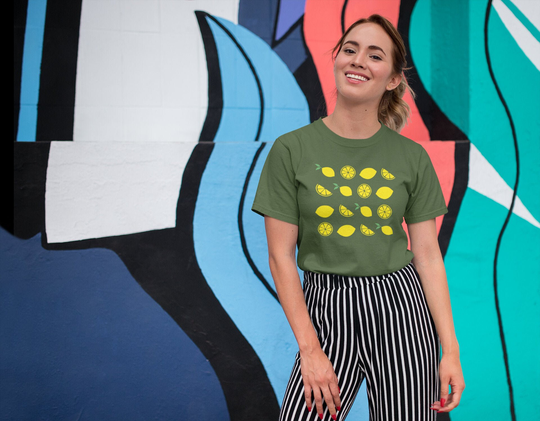 Lemon Shirt Lemons Slices Slice When Life Gives You Tree Squeeze The Day Aesthetic Theme T