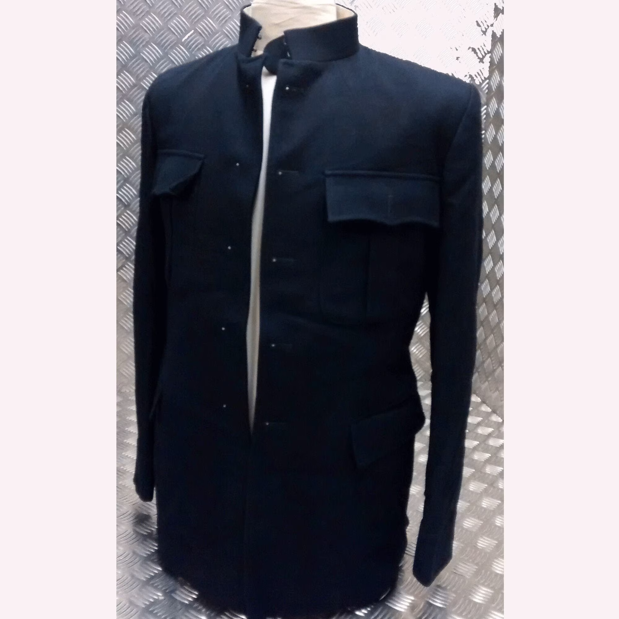 Mens Genuine British Army Jacket Black Dress Jacket, Mens Hussar