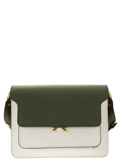 Marni Medium Trunk Bag In Saffiano Leather