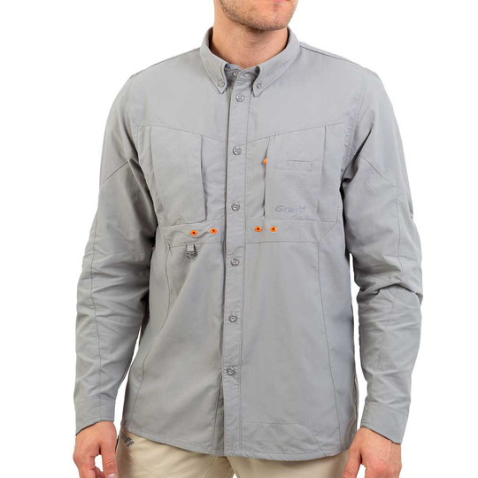 Graff Fishing Shirt 807-ko-cl-12 With Upf50 Sun Protection Grey 2XL Man