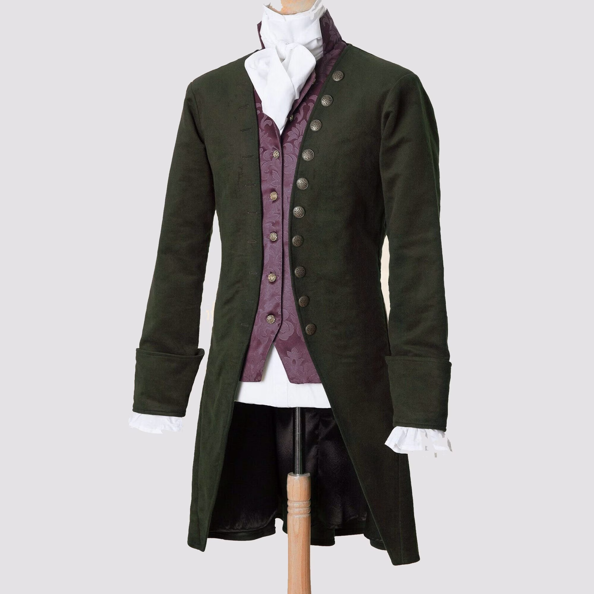 Christmas New 18Th Century Style Man's Vest/ Waist Coat Year Gift Worldwide Expedited Shipping