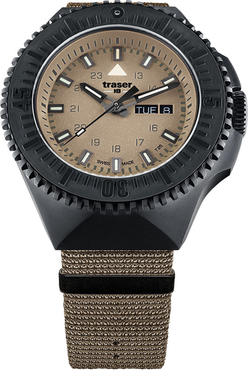 Traser H3 Watch P69 Black Stealth Sand Nato