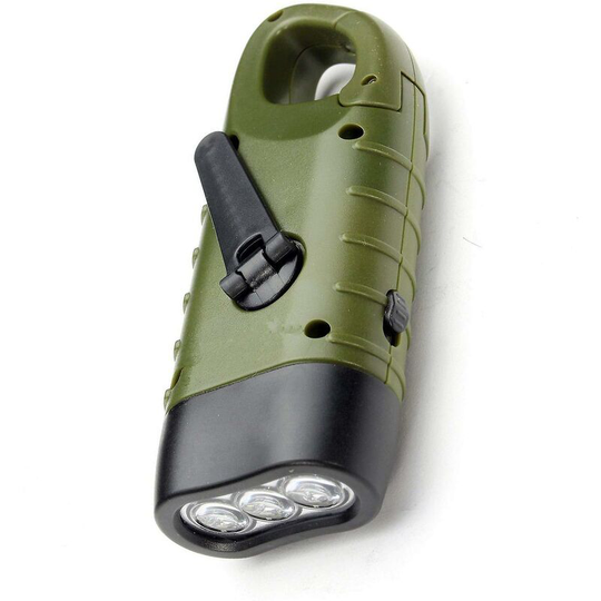 Naxunnn - Rechargeable solar energy pocket lamp with crank pocket lamp