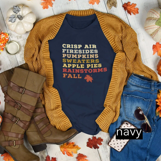 Fall Shirt - Hello Fall Autumn Tee Cozy Best Of Gift