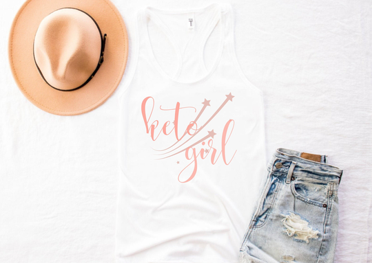 Keto Tank Top, Workout Shirt For Women, Diet Funny Fitness, Gym Top