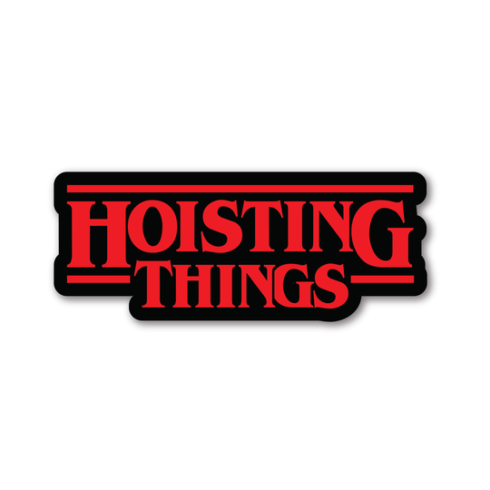 Hoisting Things Aviation Sticker