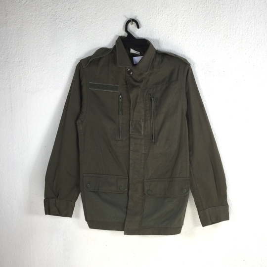Vintage 80S J.veyrier Paris Military Jacket Xs Small Size France Army Utility