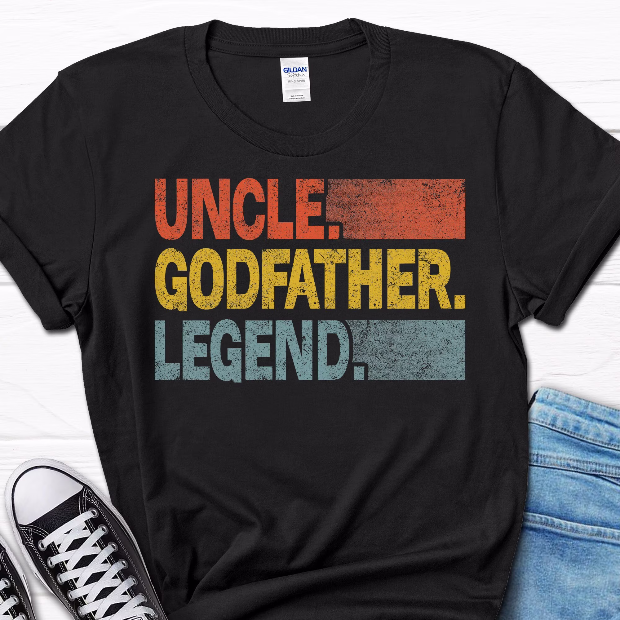 Uncle Godfather Legend Shirt, New Announcement Gift For Him, Future To Be Men's T-Shirt, Birthday Present Cool