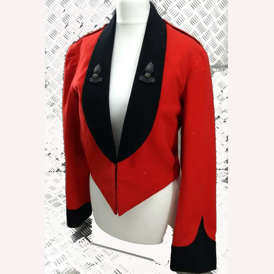 Mens Genuine Vintage British Army Dress Jacket, Hussar Jacket