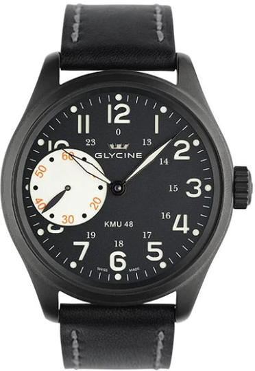 Glycine Watch KMU 48 Limited Big Second 9 Hours Limited Edition