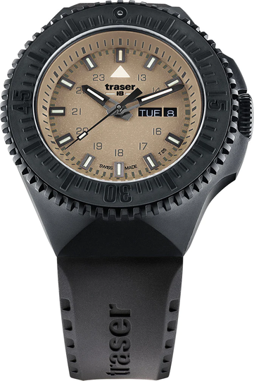 Traser H3 Watch P69 Black Stealth Sand Rubber