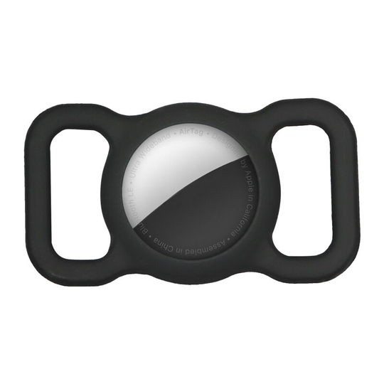 Pet Tracker Pet Anti-Lost Protective Cover for Apple Airtag(4Pcs) Black - Muff