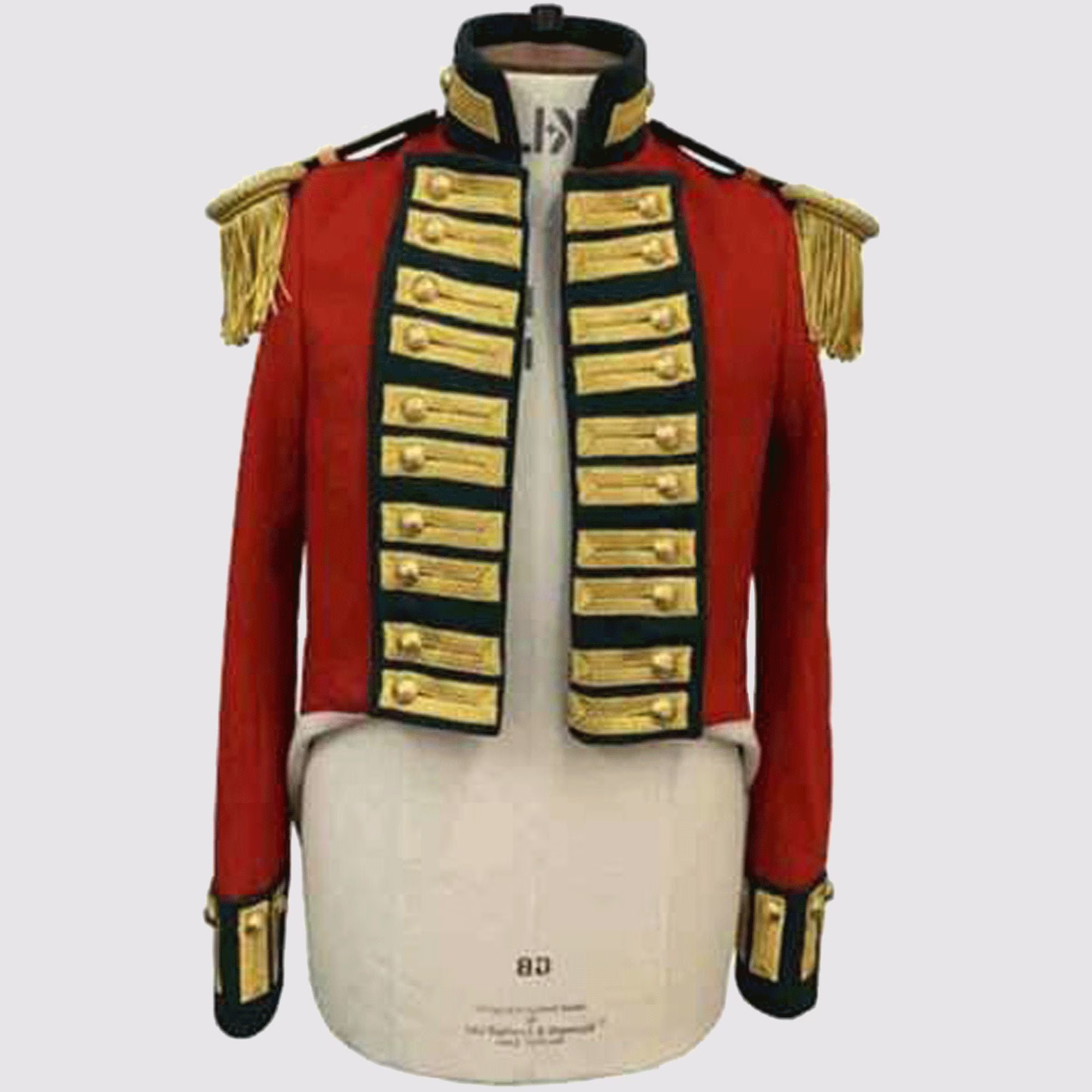 Men's Napoleonic Officer Frock Coat Jacket, Coat, Accessories Not Included in Price