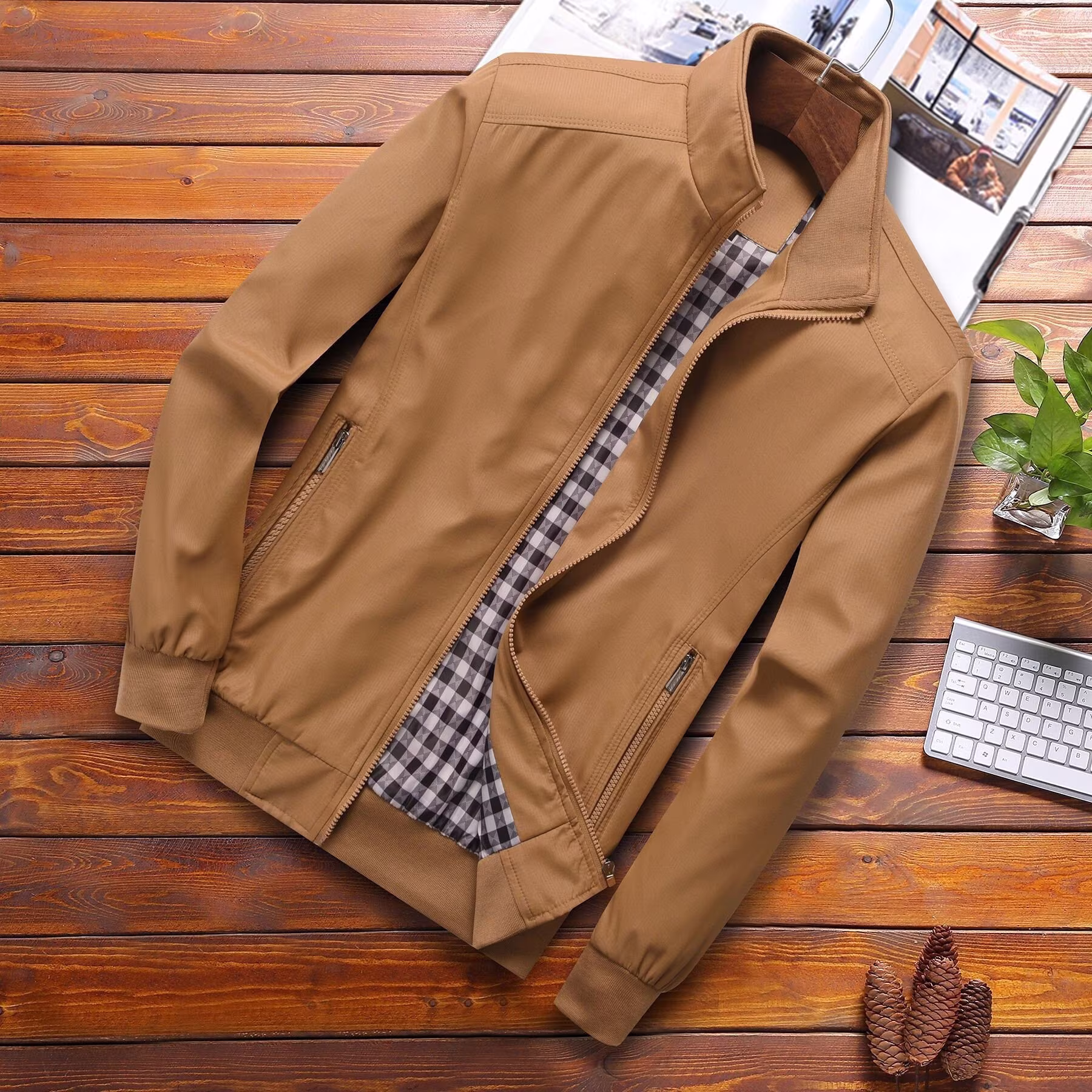 James Bond Jacket Spectre 007 Daniel Craig No Time To Die Brown Tan Coat Casino Royale