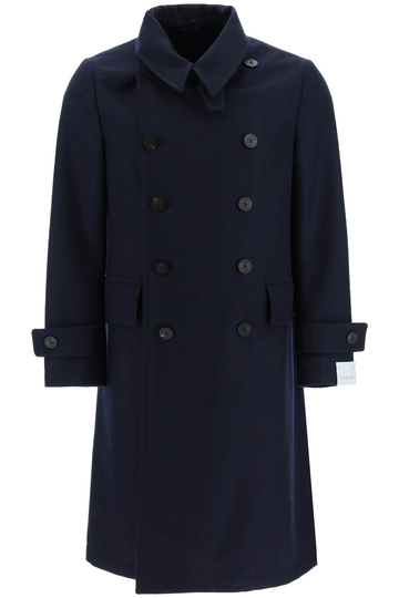 Caruso Double-breasted Military Coat