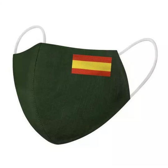 Softee Spain Face Mask Green Man